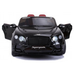 Elektrické autíčko - Bentley Supersports JE1155 - nelakované - čierne